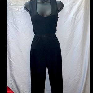 Black jumpsuit w/ crossover back